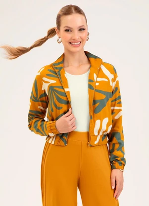 Cativa - Jaqueta em Viscose Amarelo Médio - CATIVA