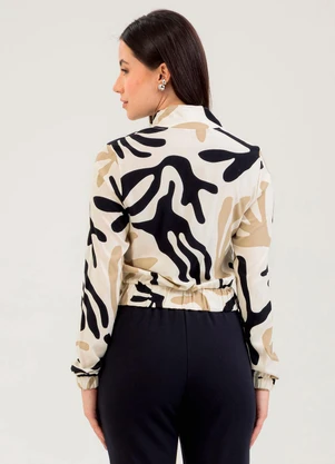 Cativa - Jaqueta em Viscose  Off White - CATIVA