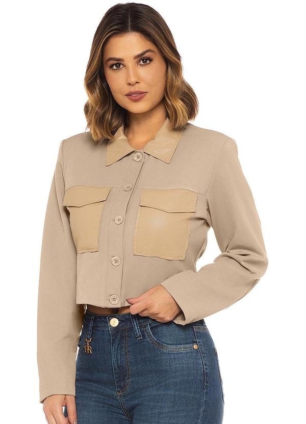 Rafree - Jaqueta Fem Boston Areia