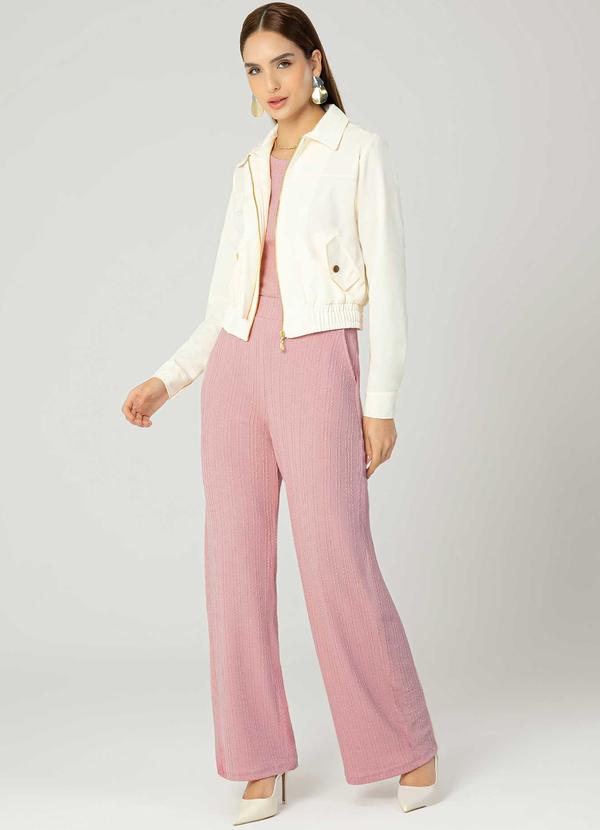 Gris - Jaqueta Feminina Adulta Casual Bege 2