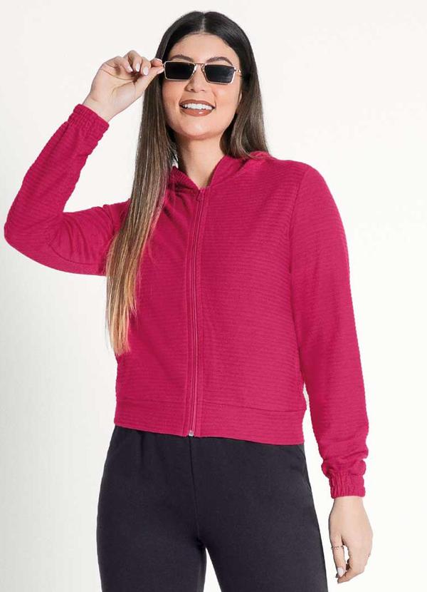 Habana - Jaqueta Feminina Adulta Conforto Rosa