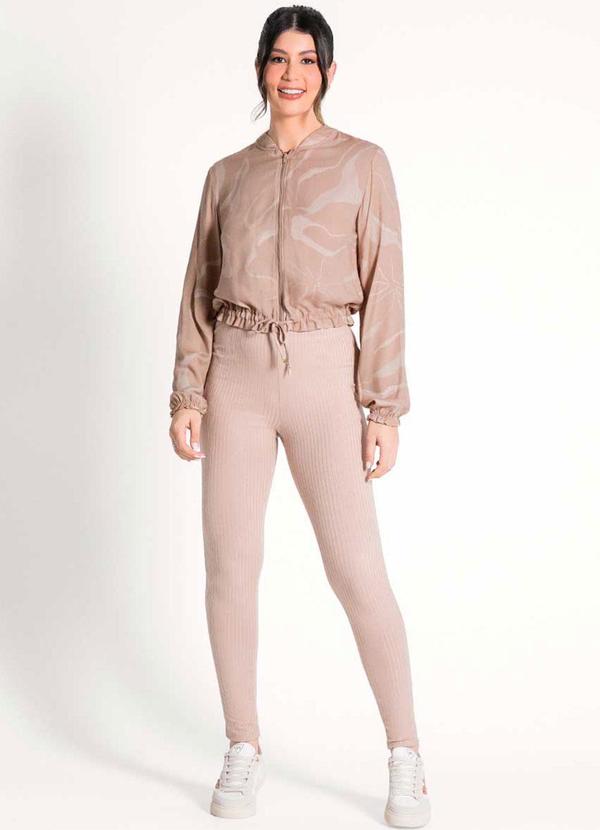 Habana - Jaqueta Feminina Adulta Versátil Marrom 2