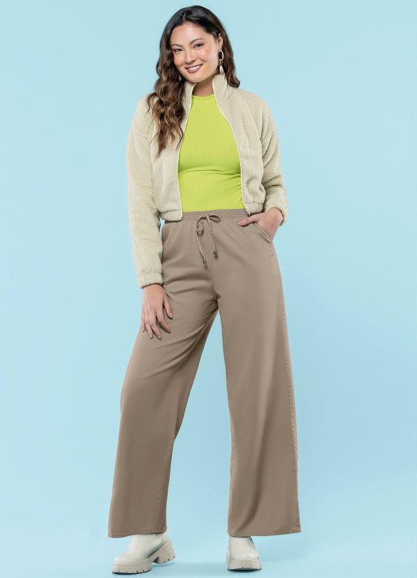 Marialícia - Jaqueta Feminina Adulto Bege 2