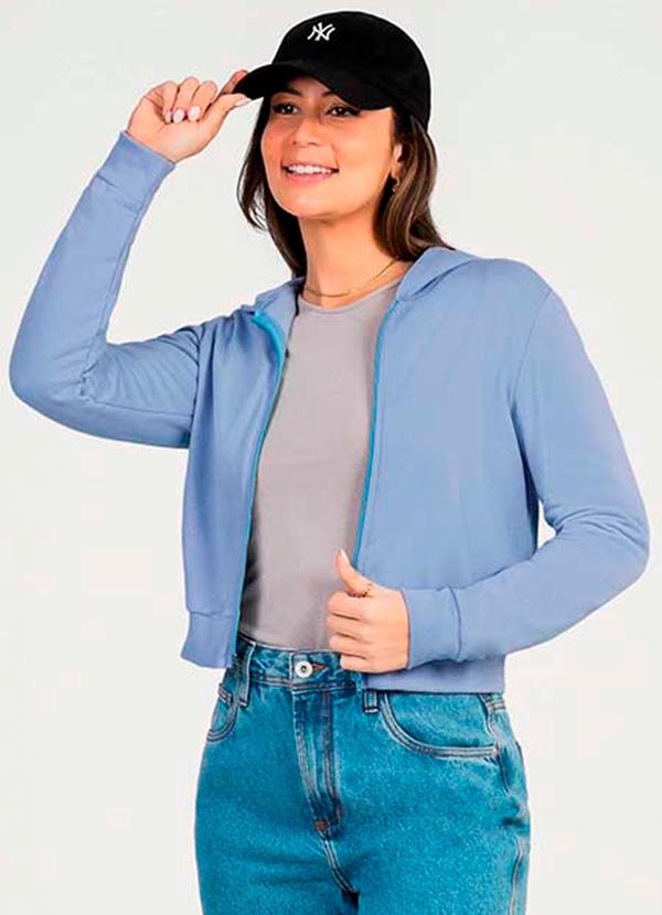 Cativa - Jaqueta Feminina Adulto Estilosa Azul