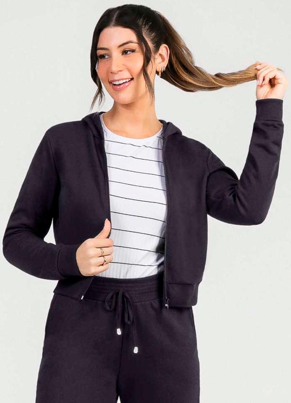 Cativa - Jaqueta Feminina Adulto Estilosa Preto