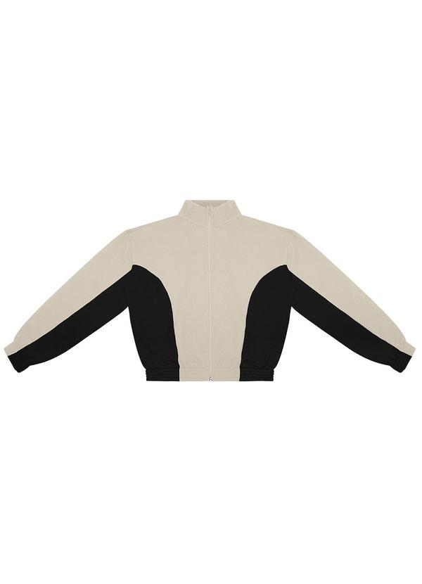 Rovitex - Jaqueta Feminina Bicolor Preto 4