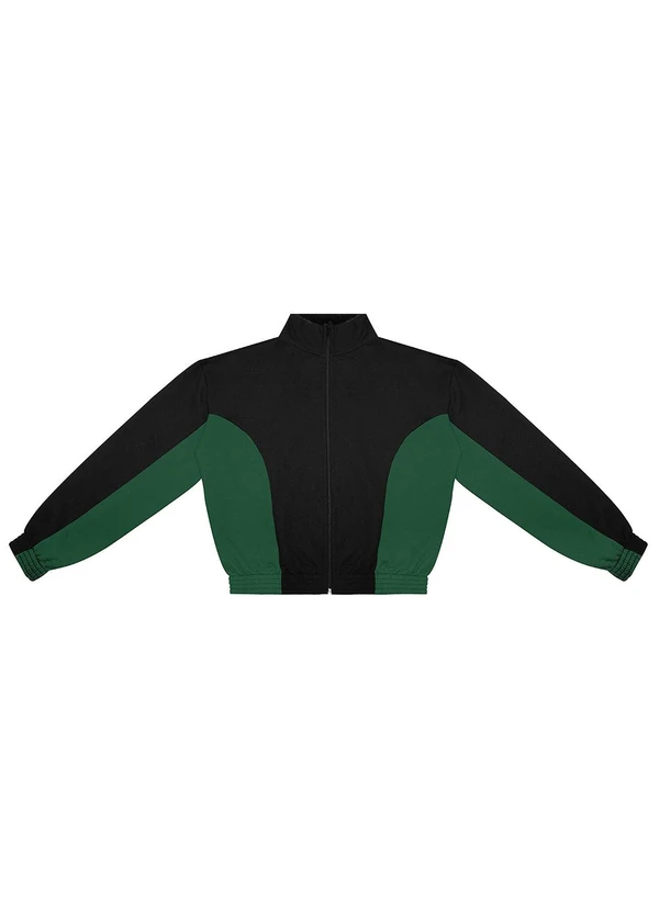 Rovitex - Jaqueta Feminina Bicolor Verde 4