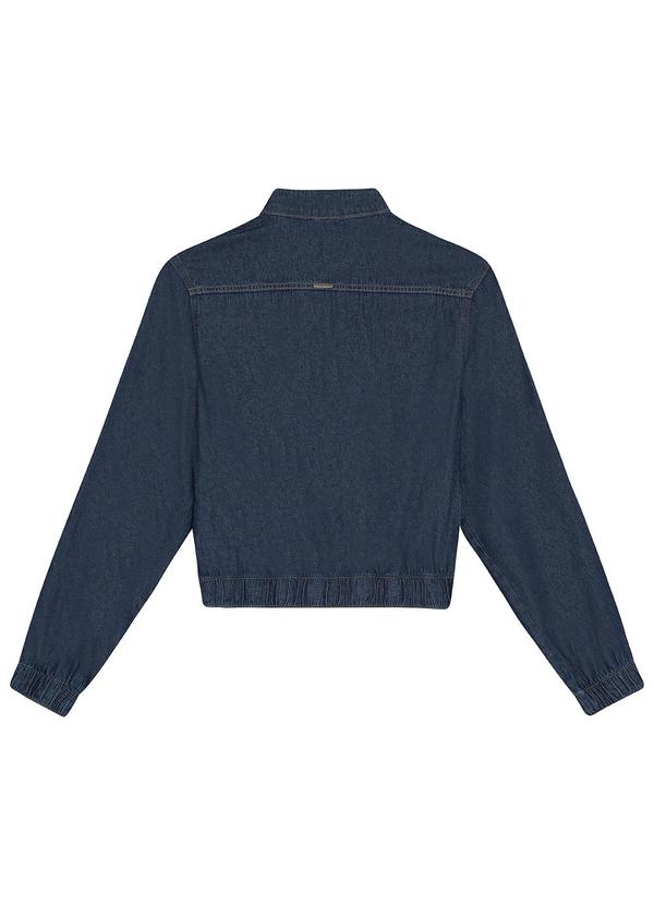 Malwee - Jaqueta Feminina Bomber Jeans Azul 6