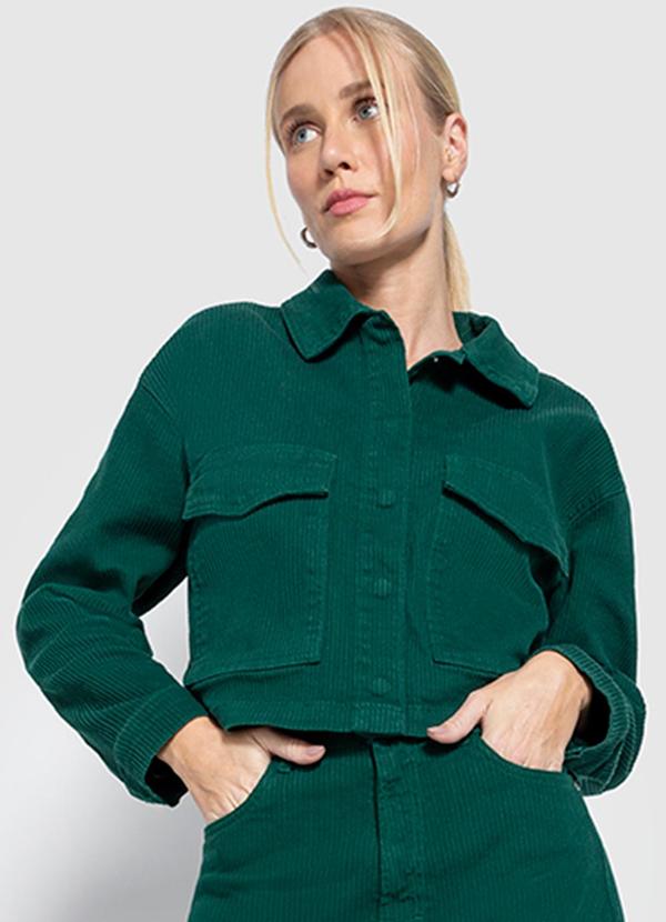 Enfim - Jaqueta Feminina Box Verde