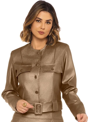 Rafree - Jaqueta Feminina Colorada Metaliza - RAFREE
