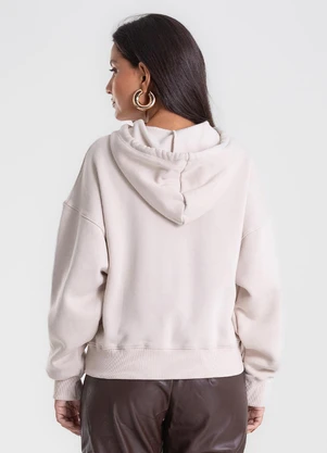 Endless - Jaqueta Feminina com Capuz Bege - ENDLESS