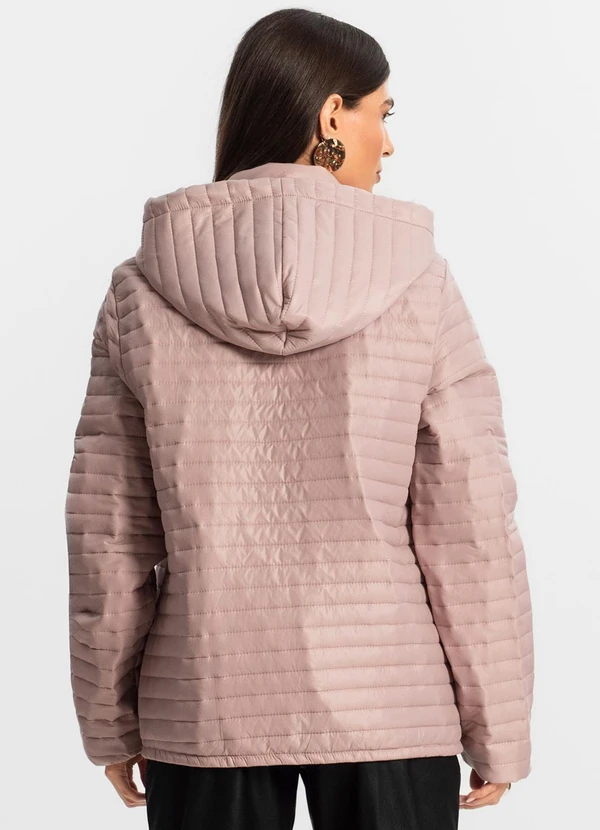 Endless - Jaqueta Feminina com Capuz Rosa 2