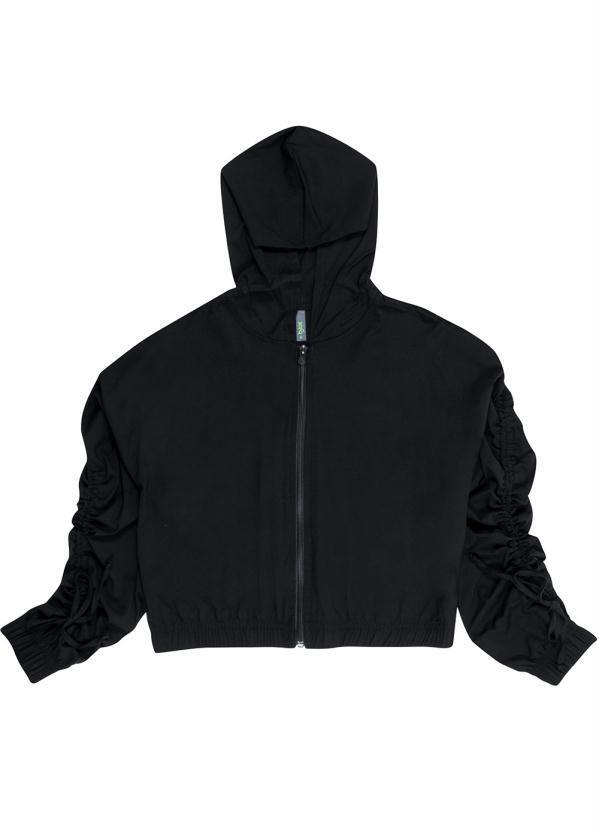 Bjoe - Jaqueta Feminina com Capuz Preto
