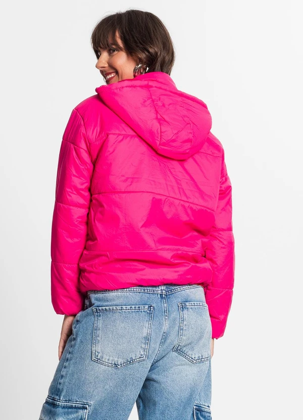 Endless - Jaqueta Feminina com Capuz Rosa 2