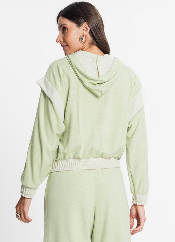 Rovitex - Jaqueta Feminina com Capuz Verde 2