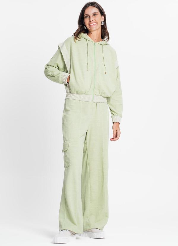 Rovitex - Jaqueta Feminina com Capuz Verde 3