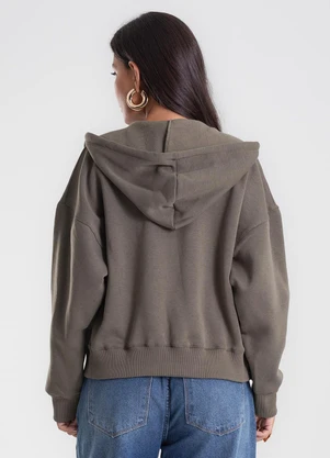 Endless - Jaqueta Feminina com Capuz Verde - ENDLESS