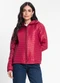 Rovitex - Jaqueta Feminina com Capuz Vermelho - variação: Vermelho