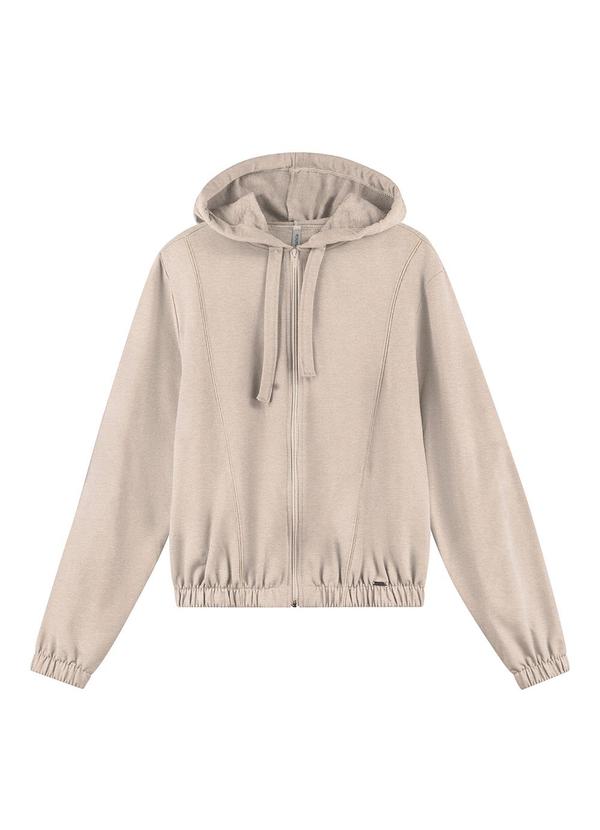 Marialícia - Jaqueta Feminina com Filete Decorativo Marrom 3