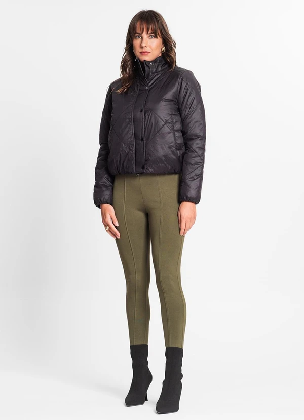 Endless - Jaqueta Feminina em Microfibra Preto 3