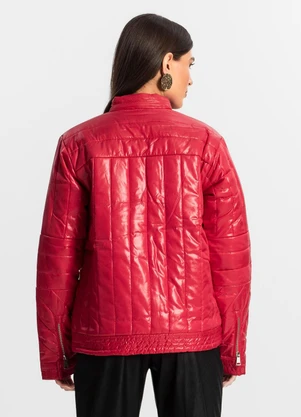 Endless - Jaqueta Feminina em Microfibra Vermelho - ENDLESS
