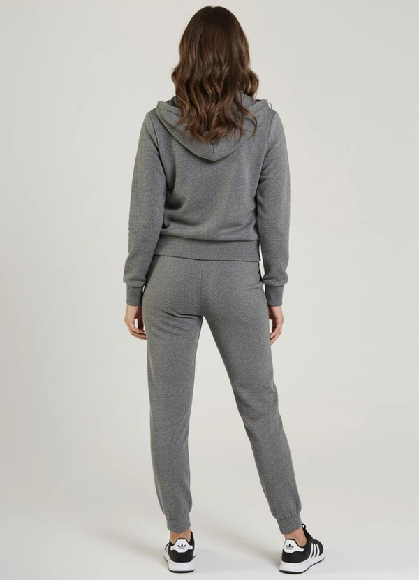 Just Basic - Jaqueta Feminina em Moletom Cinza 4