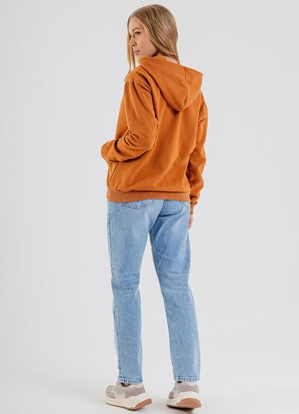 Just Basic - Jaqueta Feminina em Moletom Marrom 4