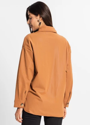 Endless - Jaqueta Feminina em Suede Marrom - ENDLESS