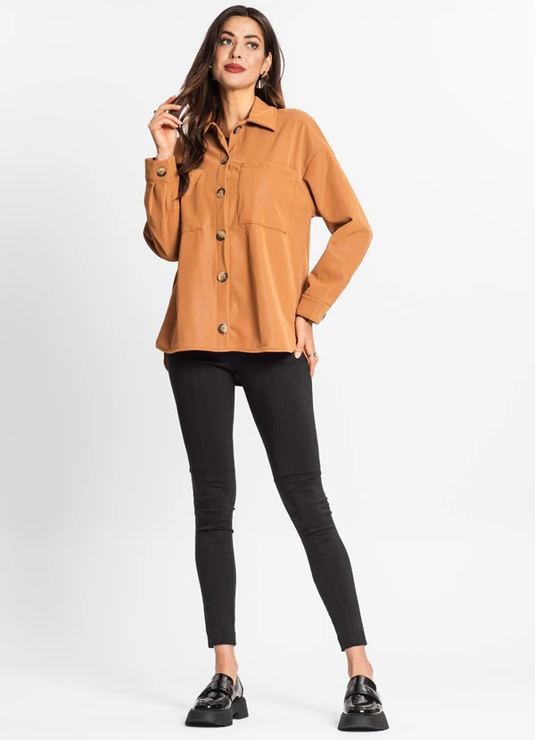 Endless - Jaqueta Feminina em Suede Marrom 3