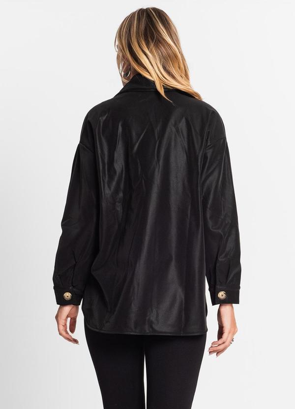 Endless - Jaqueta Feminina em Suede Preto 2