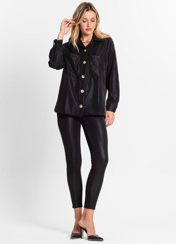 Endless - Jaqueta Feminina em Suede Preto 3