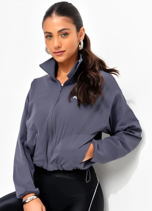 Fila - Jaqueta Feminina Essential Floating Cinza - FILA