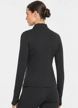 Rovitex - Jaqueta Feminina Fitness em Poliamida Preto - ROVITEX
