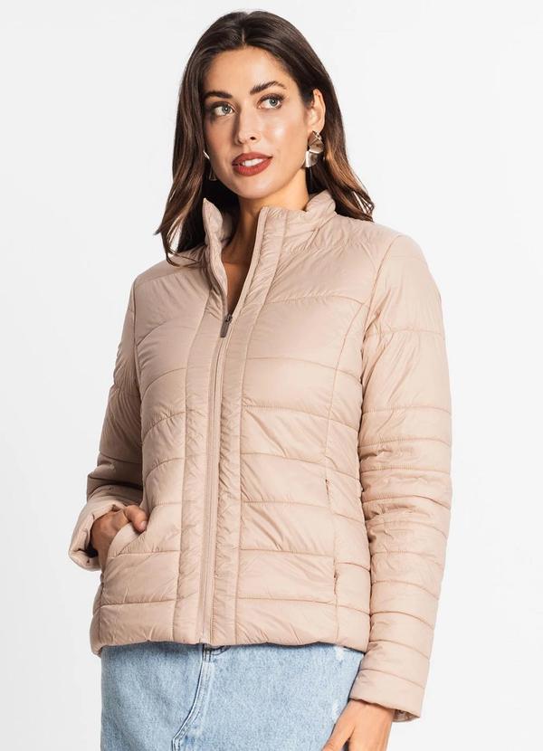 Endless - Jaqueta Feminina Microfibra Bege