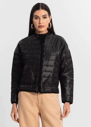 Endless - Jaqueta Feminina Microfibra Preto - ENDLESS