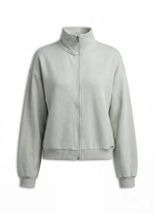 Essendi - Jaqueta Feminina Moletom Collab e Brandili Verde - ESSENDI