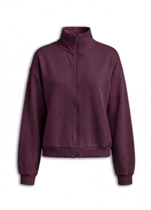 Essendi - Jaqueta Feminina Moletom Collab e Brandili Bordô - ESSENDI