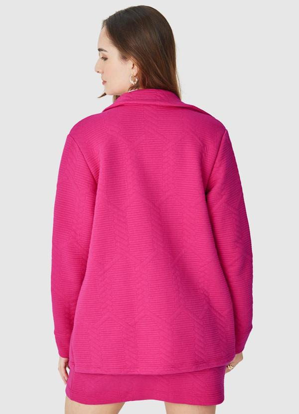 Malwee - Jaqueta Feminina Oversized Rosa 2