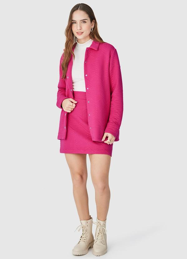 Malwee - Jaqueta Feminina Oversized Rosa 3