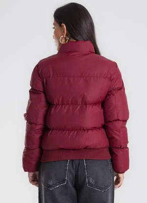 Endless - Jaqueta Feminina Puffer Microfibra Vermelho - ENDLESS