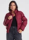 Endless - Jaqueta Feminina Puffer Microfibra Preto - variação: Vermelho
