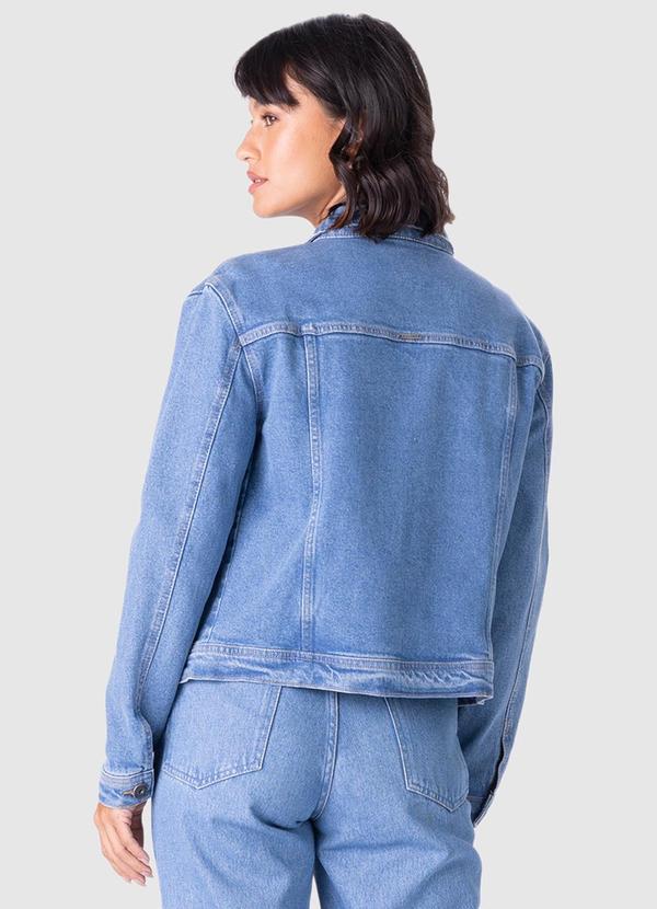 Malwee - Jaqueta Feminina Tradicional Jeans Azul 4