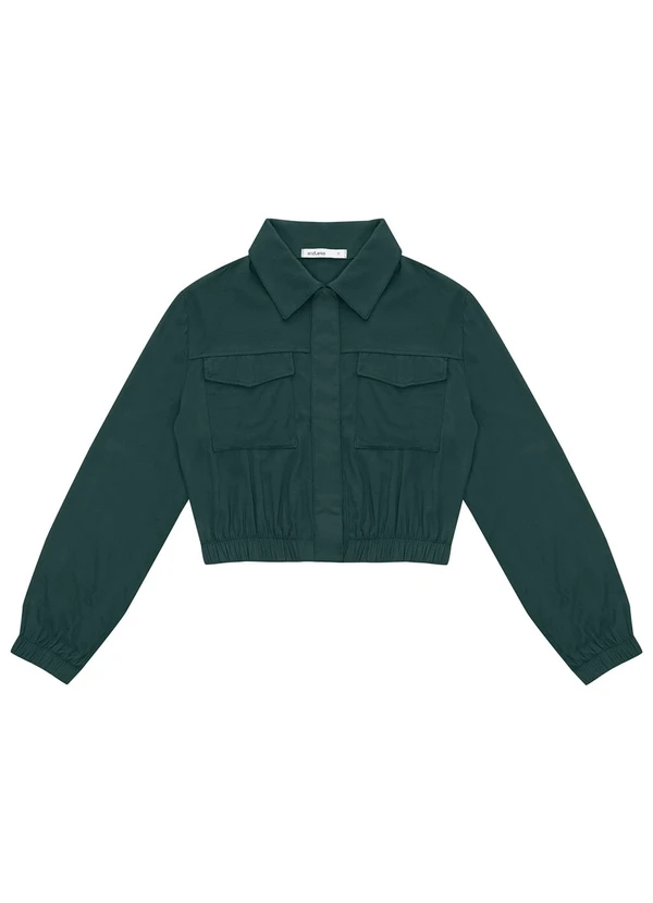 Endless - Jaqueta Feminino em Viscose Dobby Endless Verde