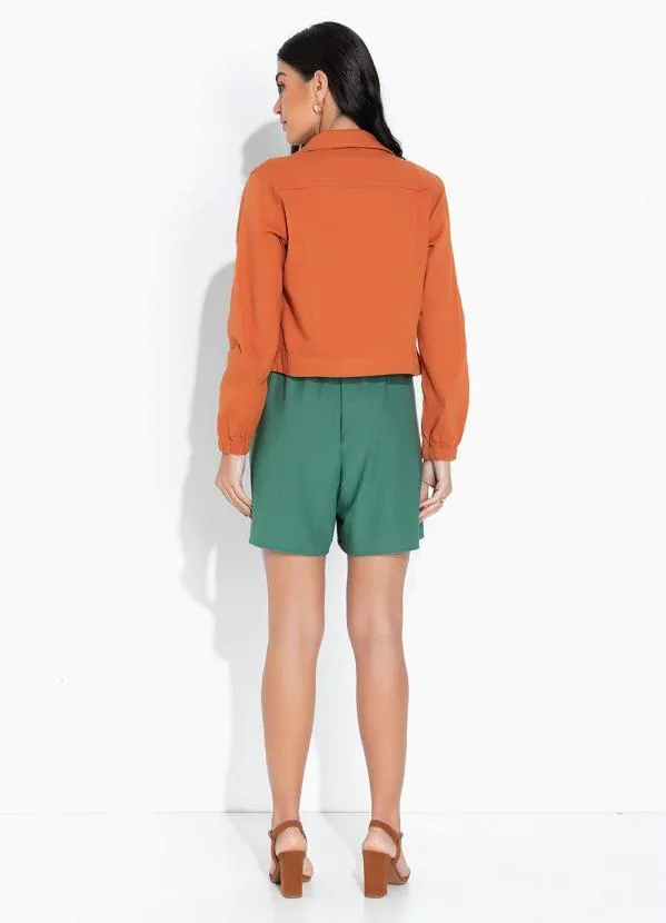 bonprix - Jaqueta Jeans Aberta com Bolsos Telha 1