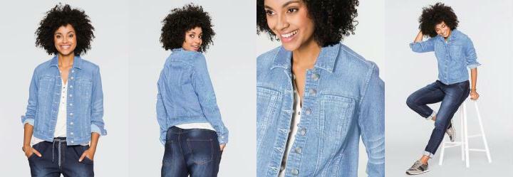 Jaqueta Jeans Azul Claro