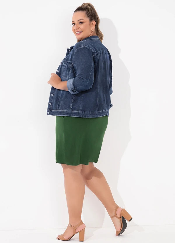 bonprix - Jaqueta Jeans Azul Escuro 8