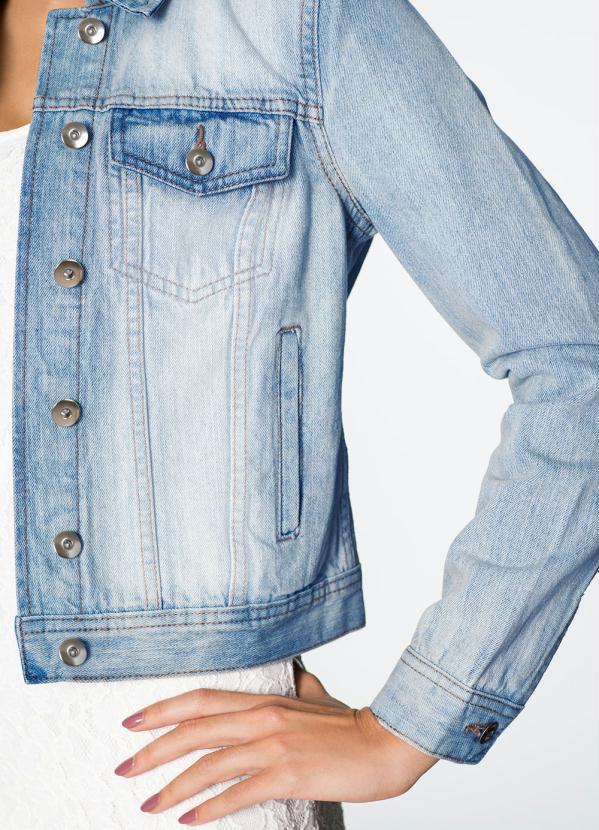 bonprix - Jaqueta Jeans Azul 4