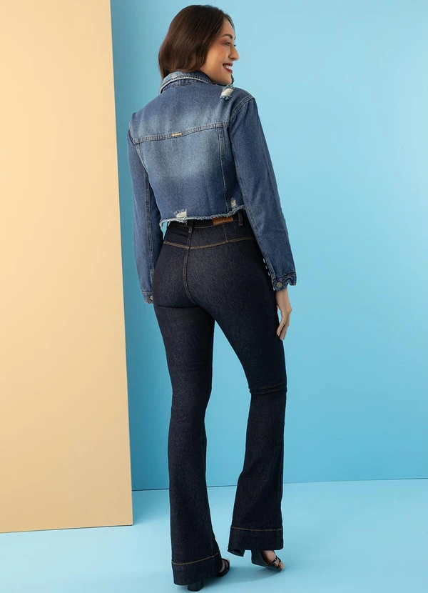 Sawary Jeans - Jaqueta Jeans com Efeito Destroyed Sawary 3