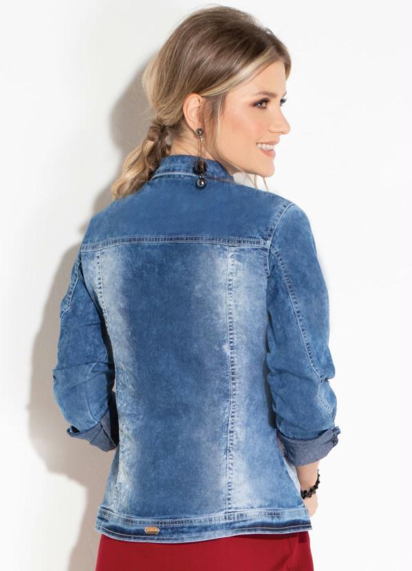 Quintess - Jaqueta Jeans Estonado 3