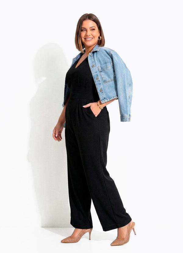 Quintess - Jaqueta Jeans Médio em Jeans 13